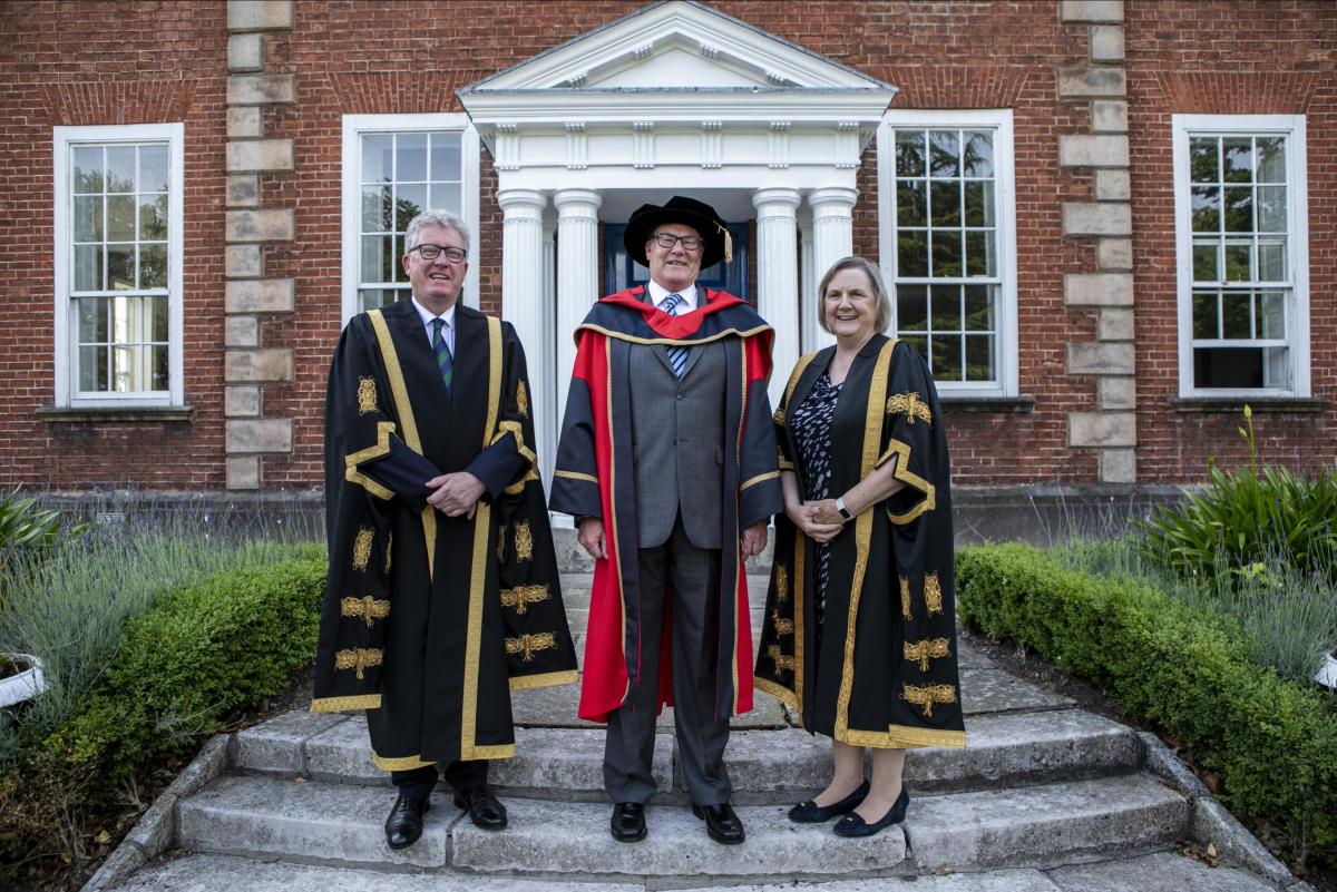 Sjur Bergan receives honorary doctorate from DCU