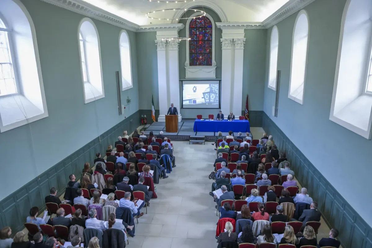 Prof Daire Keogh addresses the Police Custody in Ireland Conference 2022