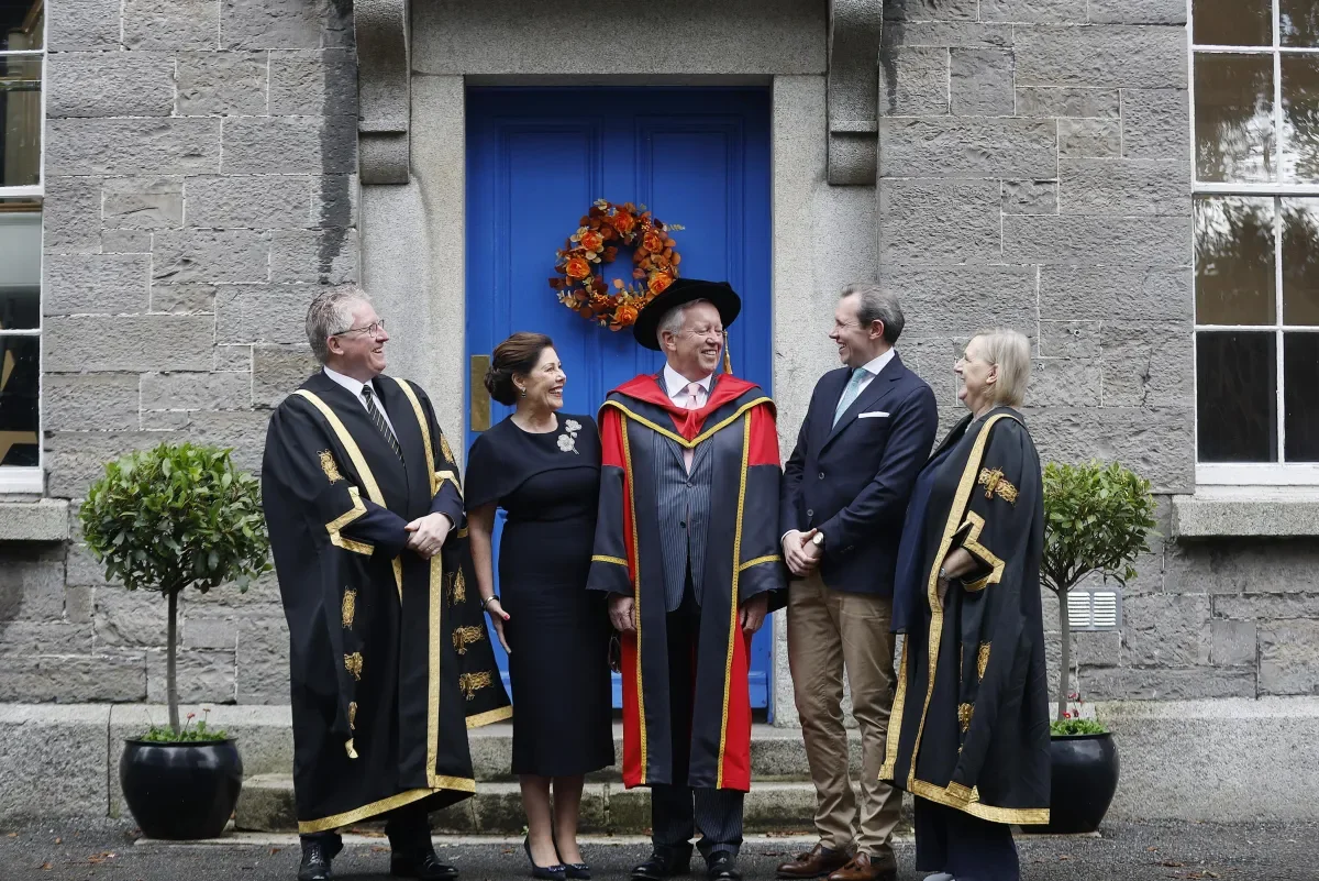Prof Daire Keogh, Jean Saunders, John Saunders, Colin Saunders, Brid Horan