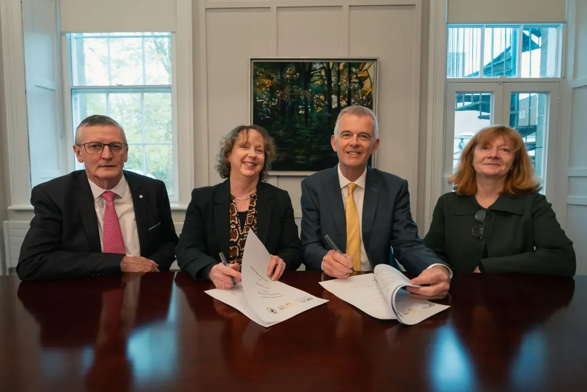 Martin O'Brien, Prof Lisa Looney, David McDonnell and Sadie Ward McDermott