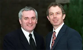 Bertie Ahern and Tony Blair