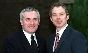 Bertie Ahern and Tony Blair