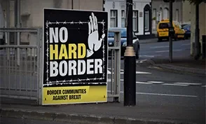 North / South project: No hard border sign