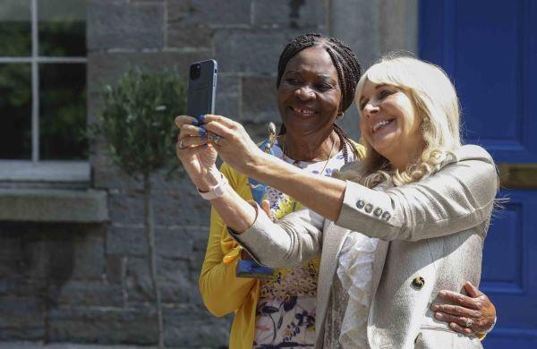 Meg Offiah and Miriam O'Callaghan