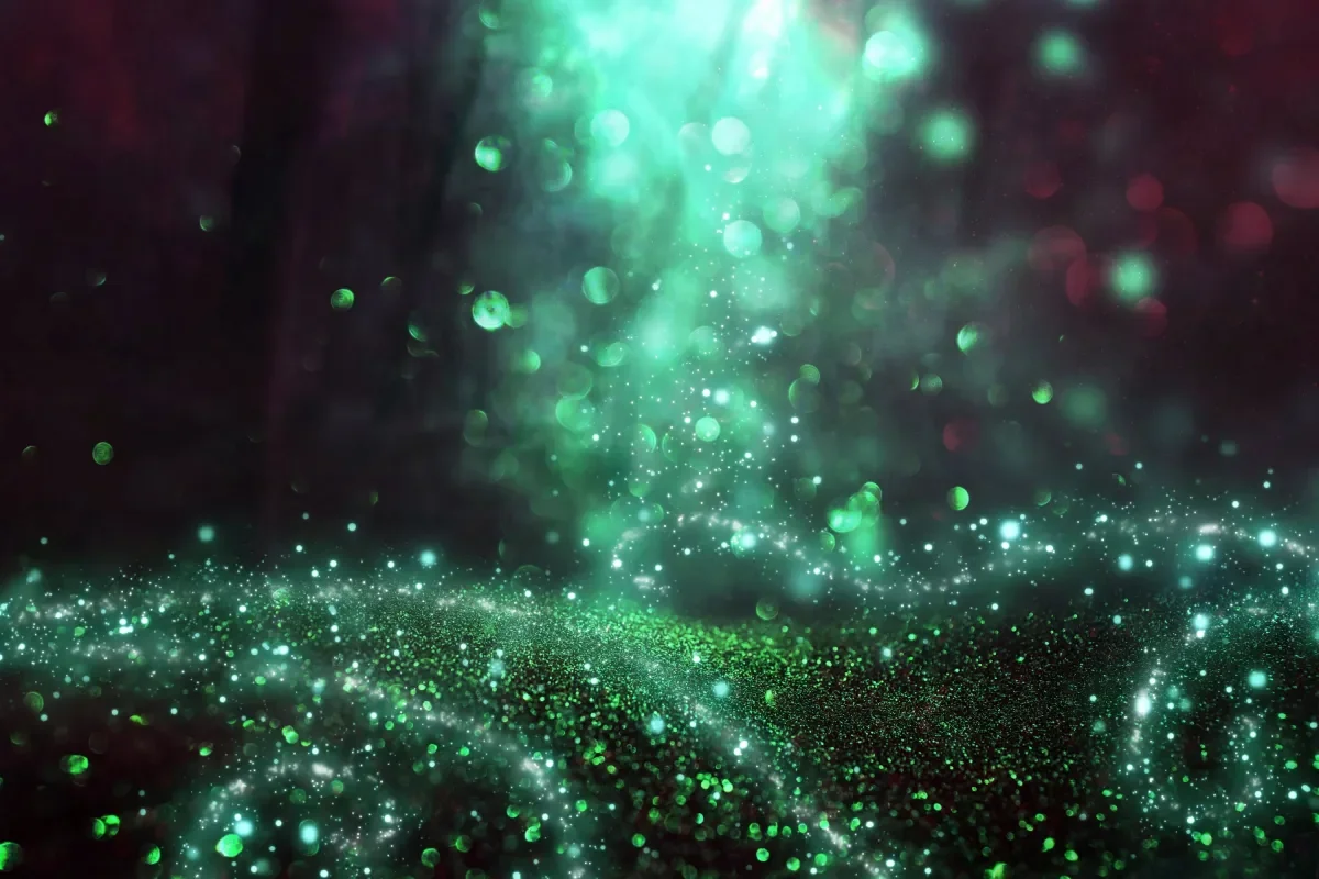 Magical green colour
