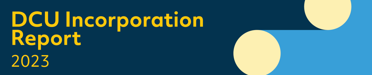 DCU Incorporation Report - header