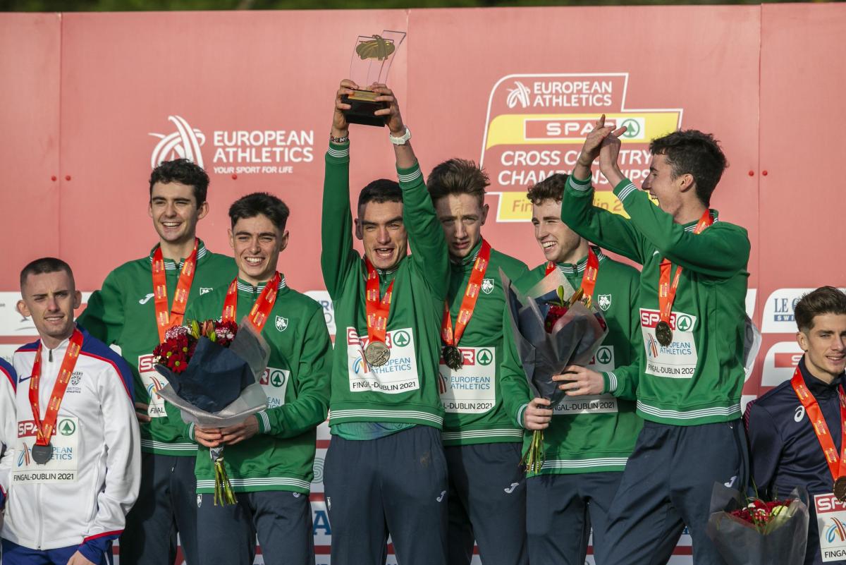 European Championships Podium