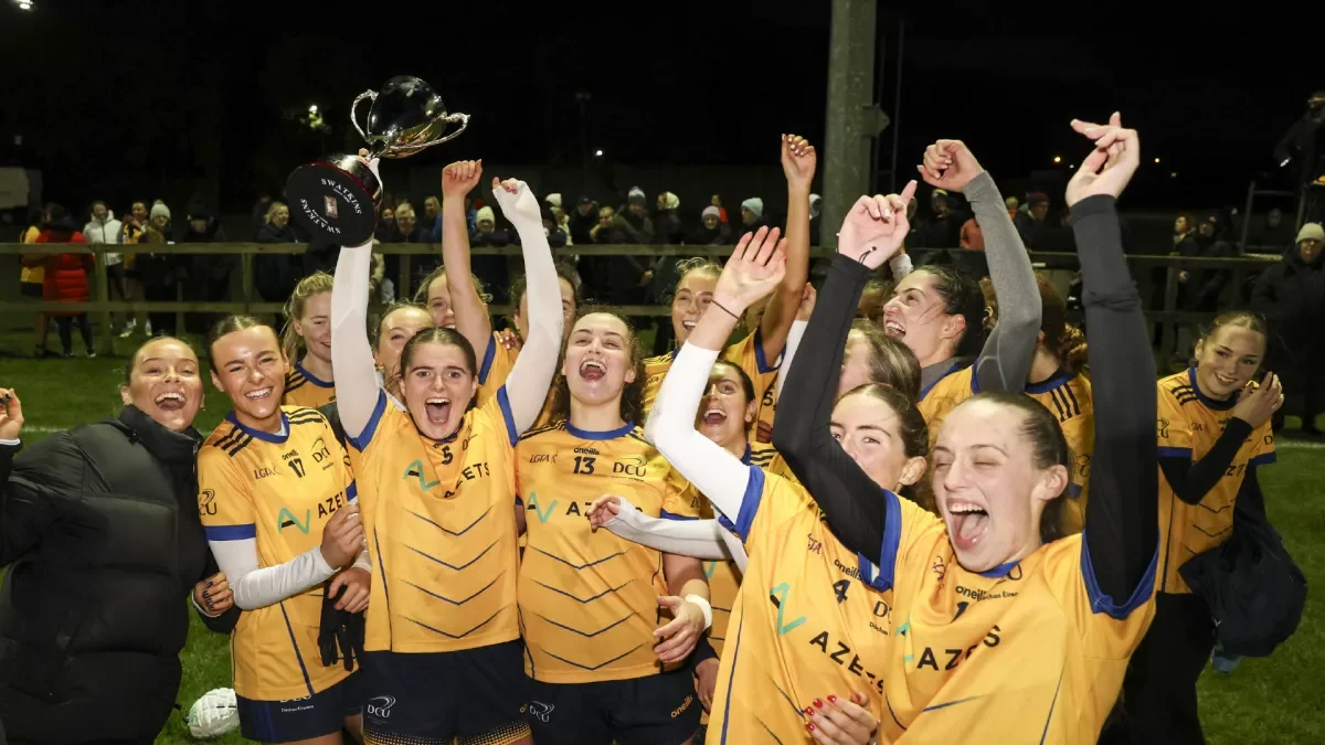O'Connor cup team celebrating league victory 2025