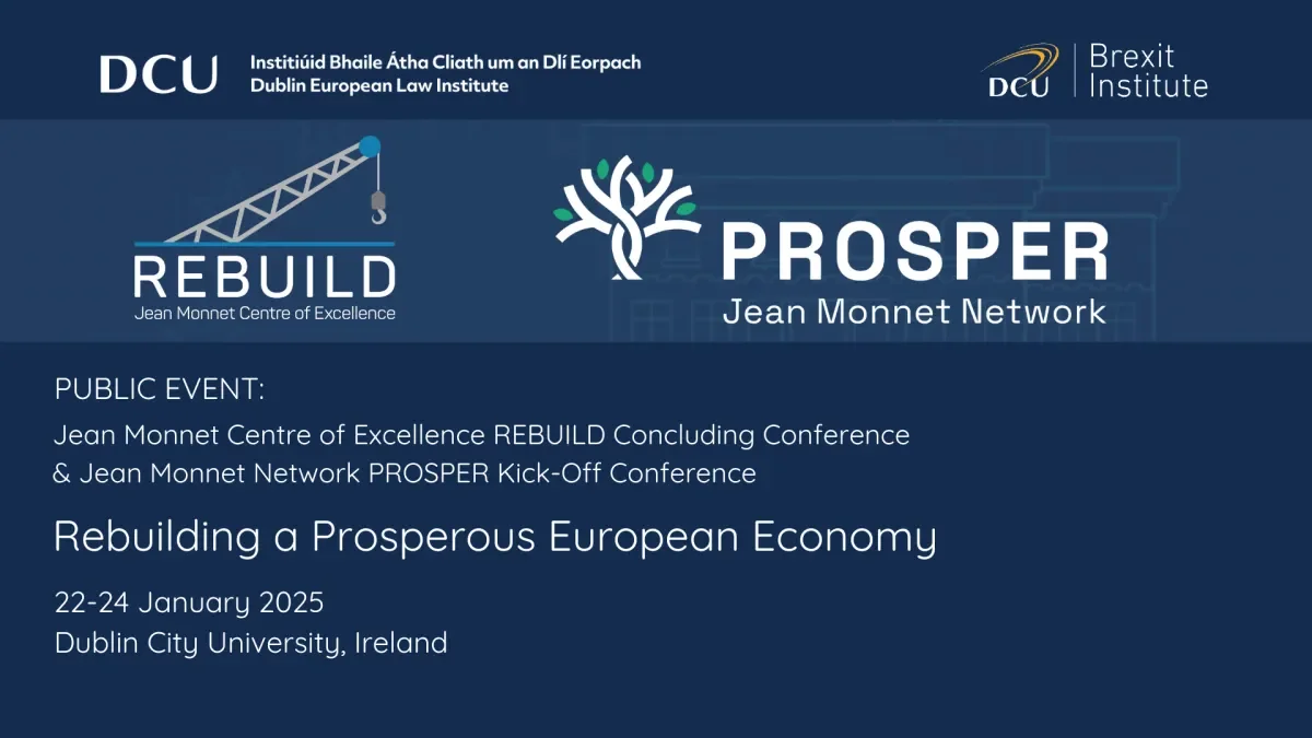 Rebuilding a Prosperous European Economy