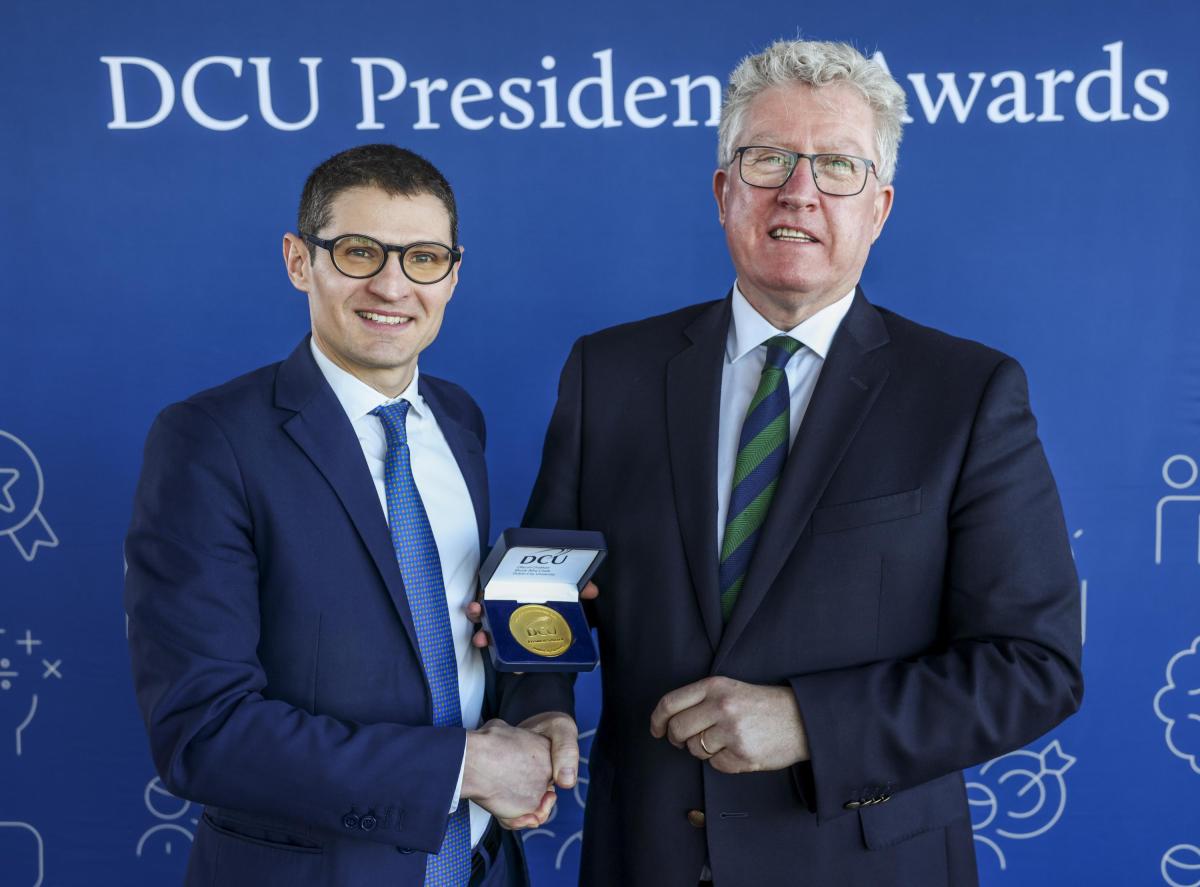 Professor Federico Fabbrini Receives DCU President’s Award for Research Impact