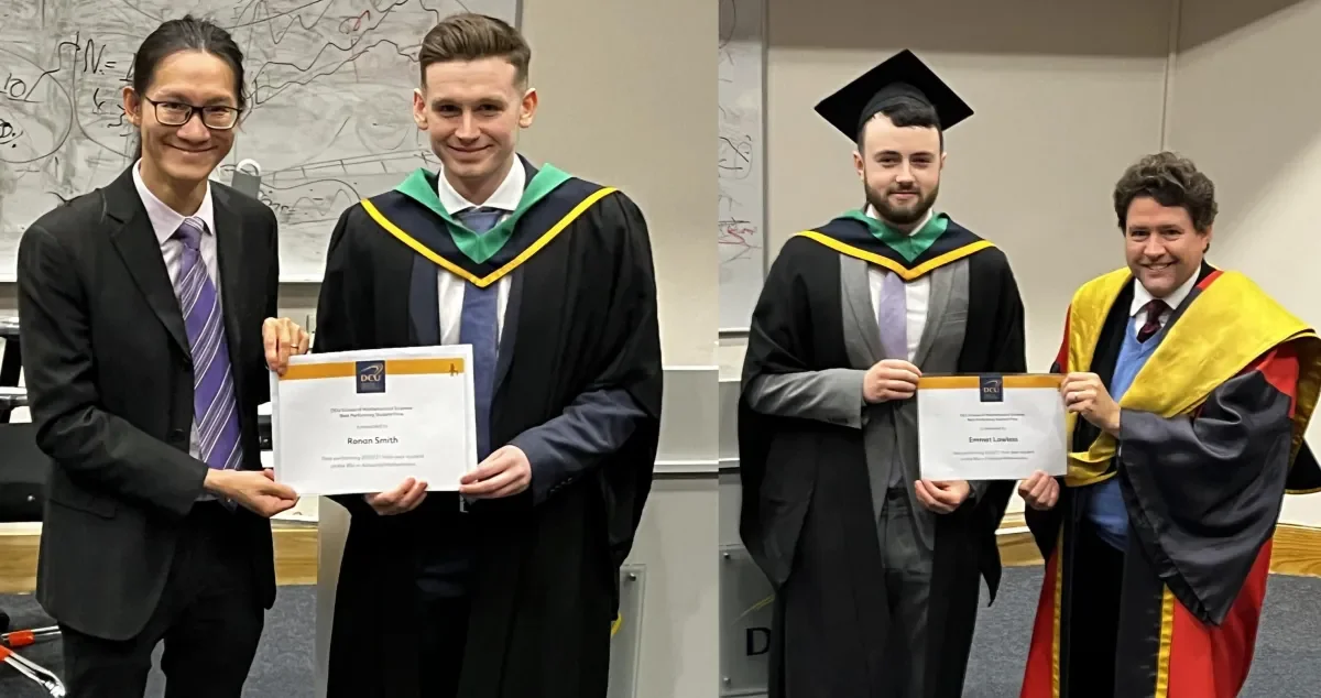 Dr. Ryan Kwok Chuen Wong and Ronan Smith; Emmet Lawless and Prof. John Appleby