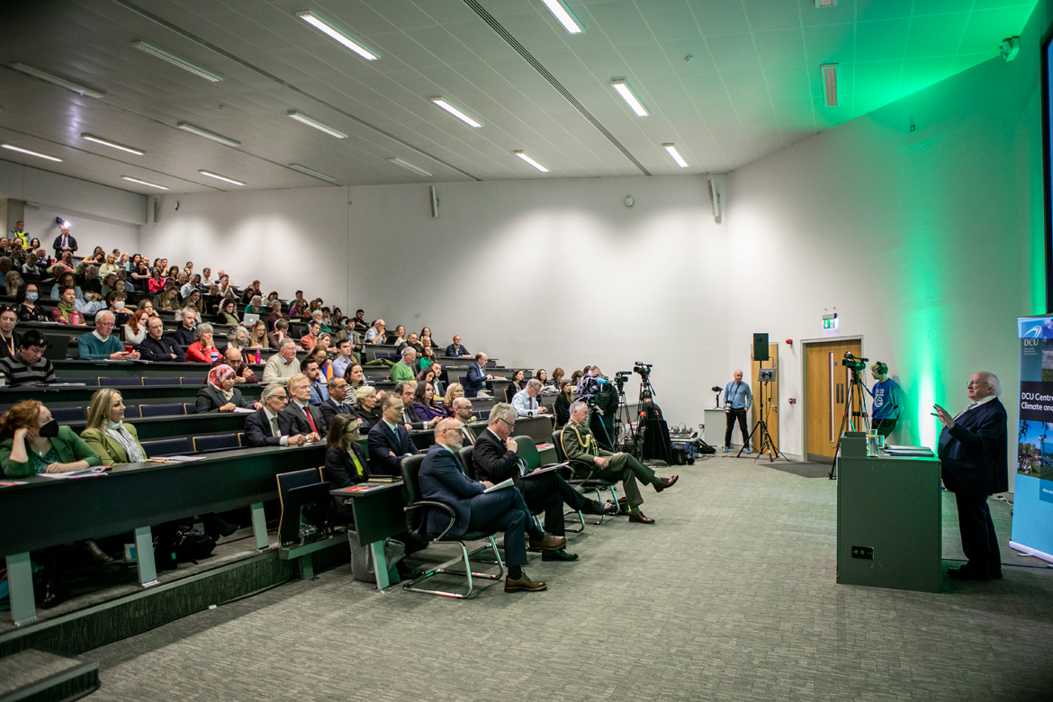 DCU Centre For Climate & Society Inaugural Conference OPened By President Higgins