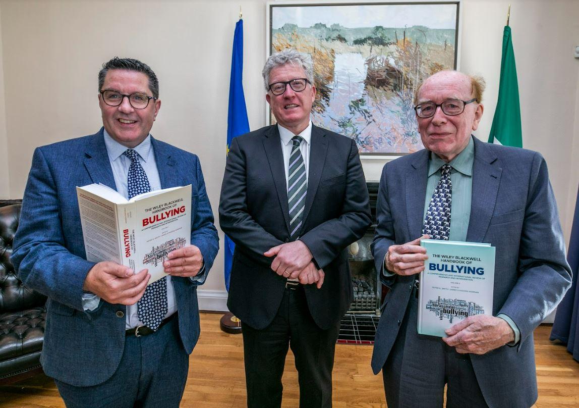  Prof. James O'Higgins Norman with President of DCU Daire Keogh and Prof. Peter K. Smith (Goldsmith College) 