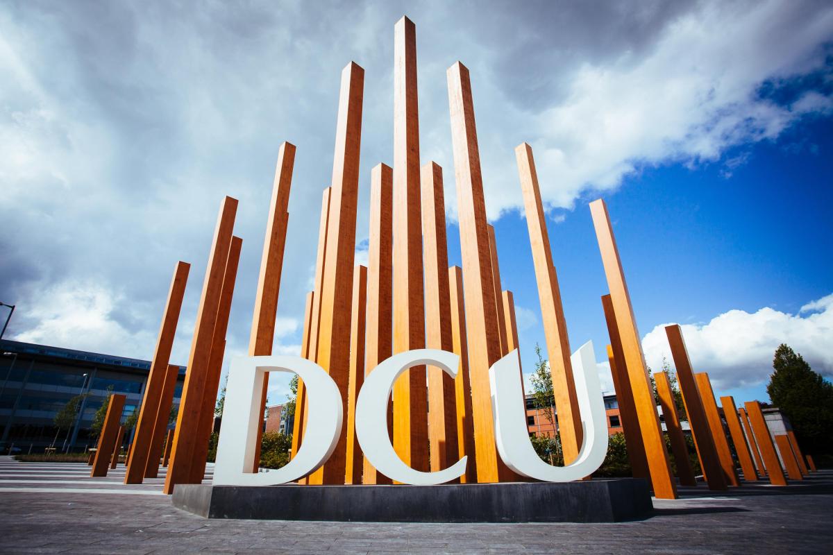 DCU sculpture on Glasnevin campus