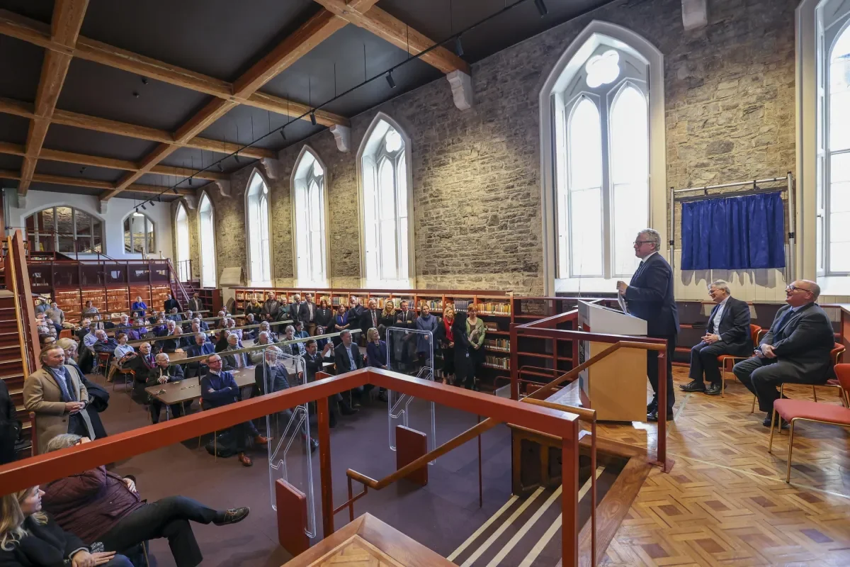 The official launch of Woodlock Hall. 