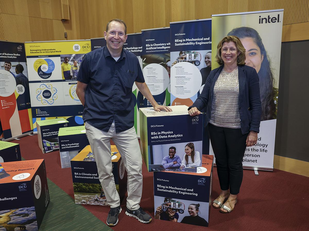 Dr Karsten Fleischer and Dr Jennifer McKenna, Intel.