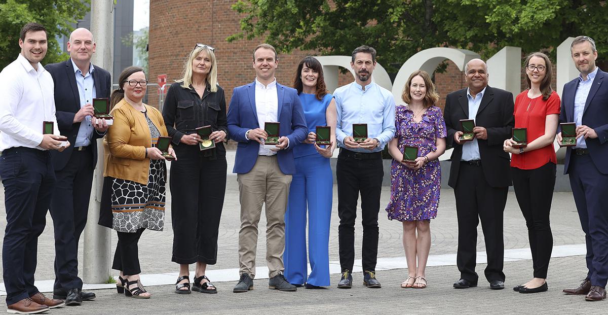 The 2023 President’s Awards for Research and Impact were presented to recipients from across the university who have been involved in ground-breaking research in areas ranging from revolutionary laser technology to in depth research of online misogyny.