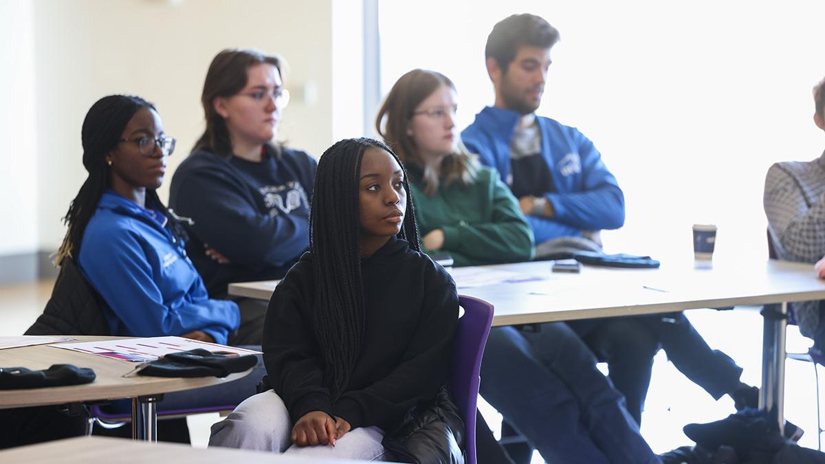 Students from across Dublin City University’s five faculties at the educational hackathon 