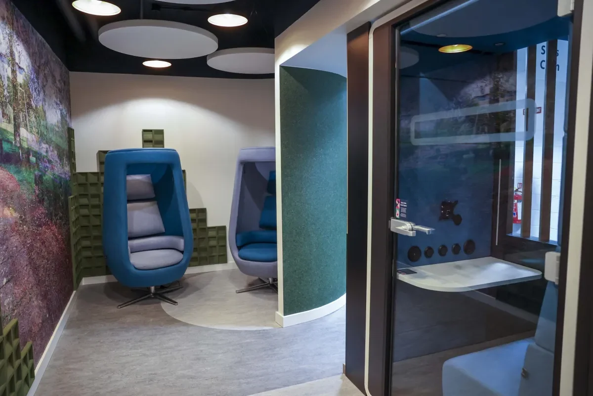 The design of the new Quiet Space in the Henry Grattan building was led by the Autism-Friendly University Design Guide.