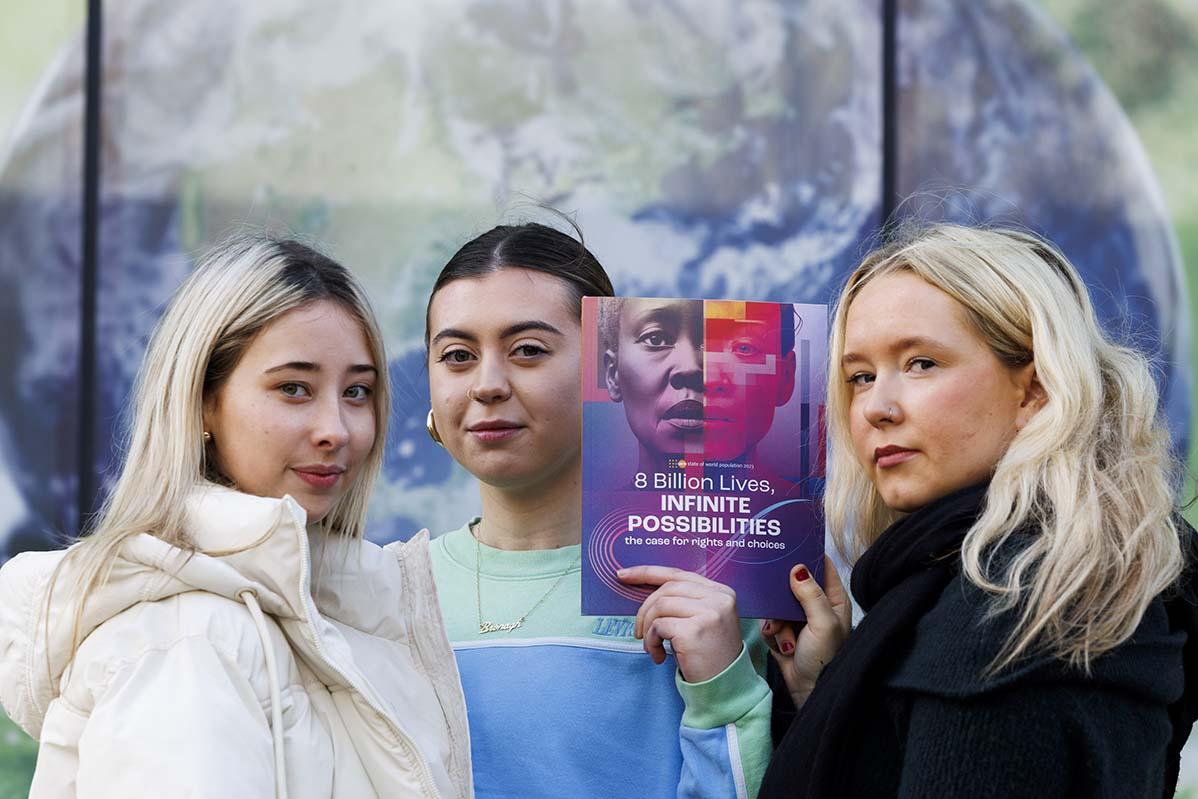 Students from the Bachelor of Science in Health & Society programme.