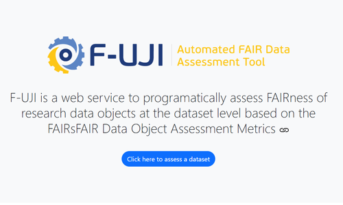 F-UJI Fair Data Assessment Tool