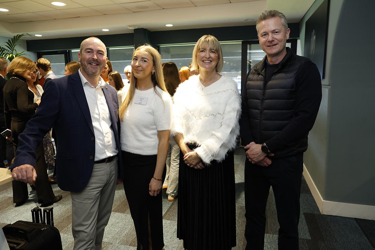 Sophie Cotter with her family.