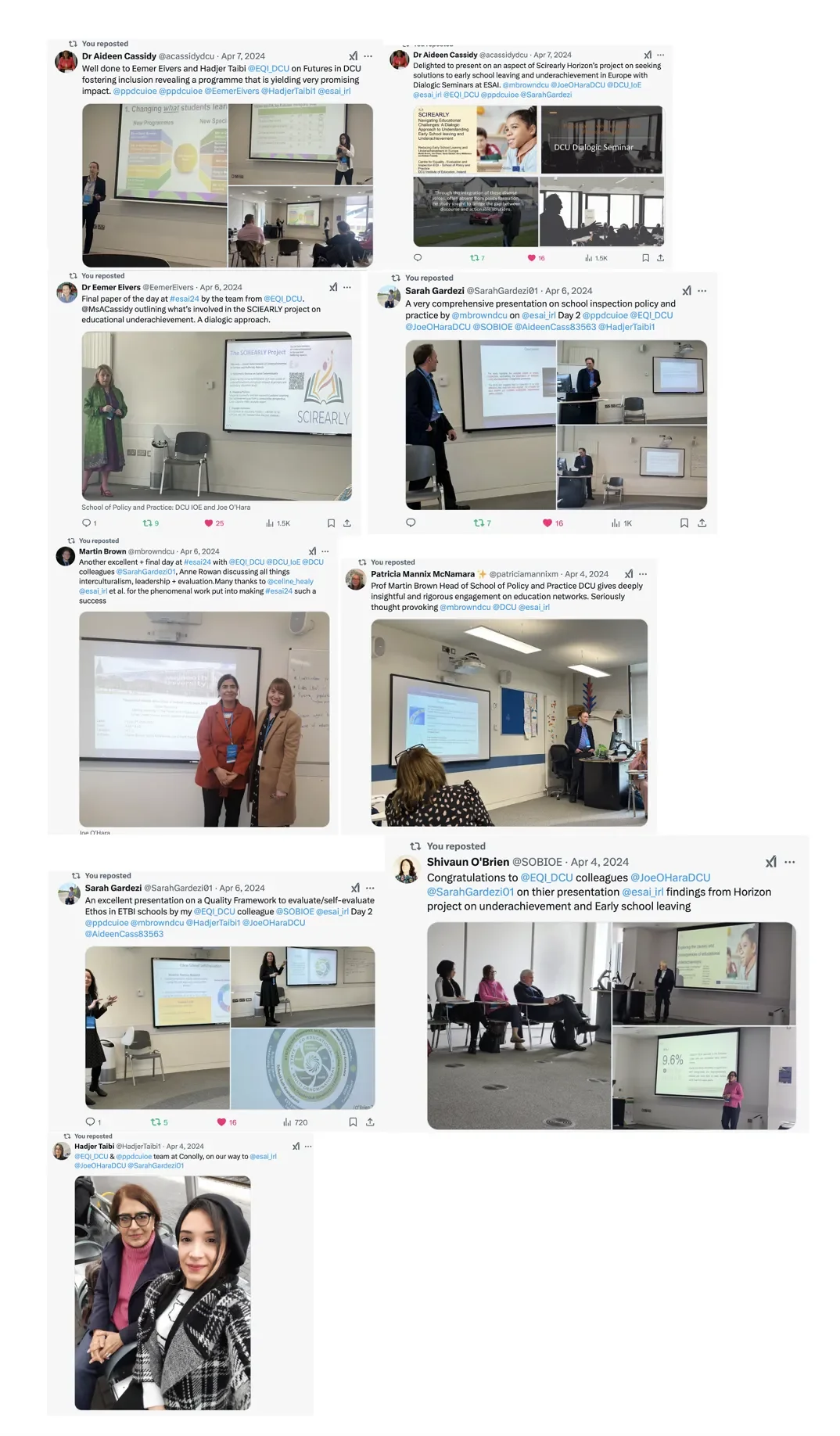 EQI  Presenters at ESAI 2024