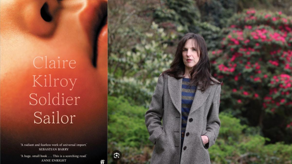 Claire Kilroy and her book cover
