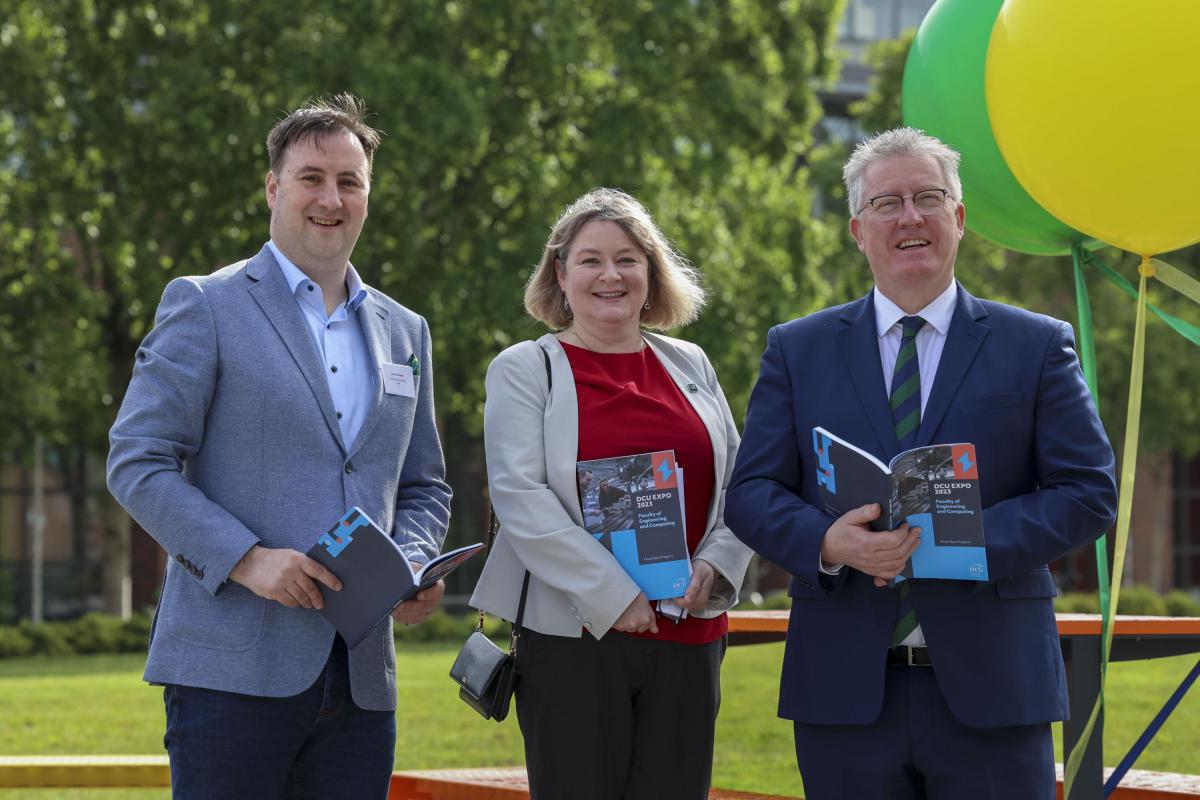 Image L- R: Conal O’Donnell (Ergo), Executive Dean Jennifer Bruton and Professor Daire Keogh