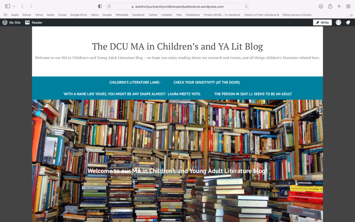Welcome to the DCU MA in Children's and Young Adult Literature Blog
