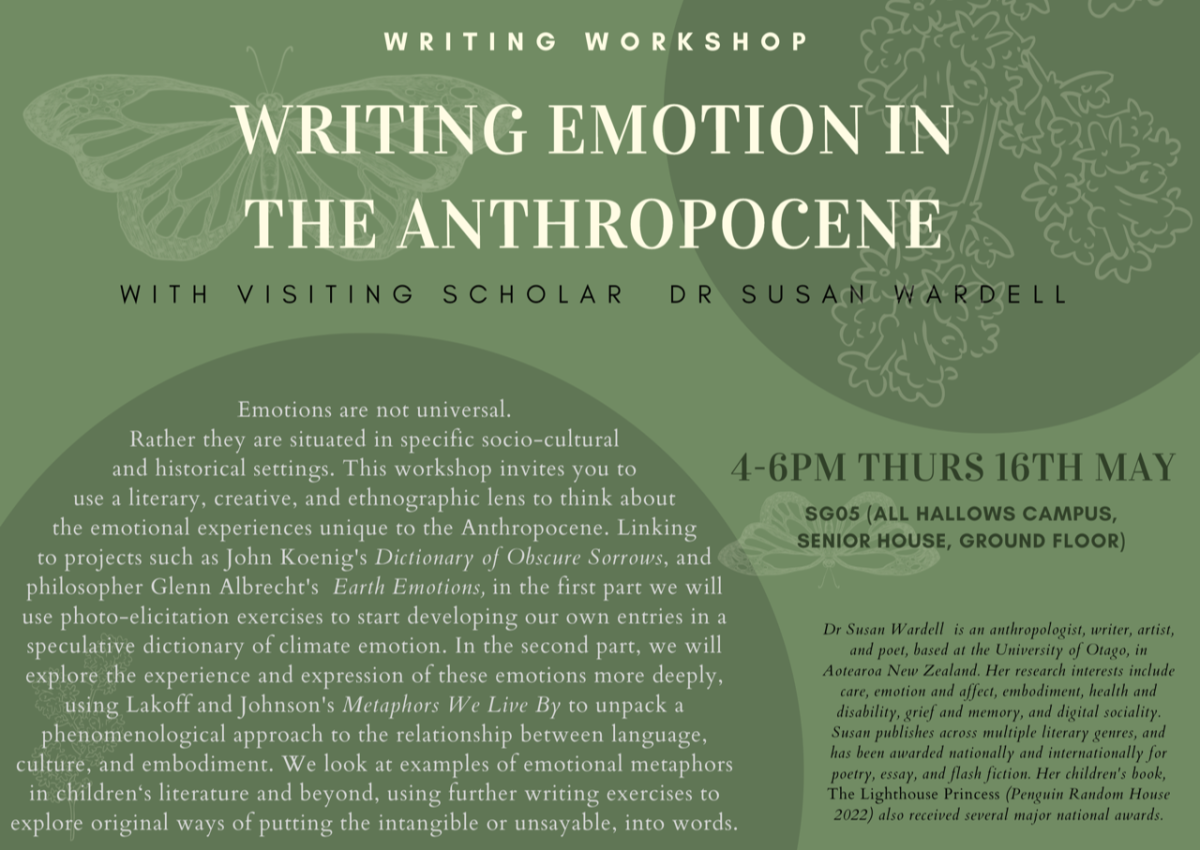 Writing Emotion in the Anthropocene