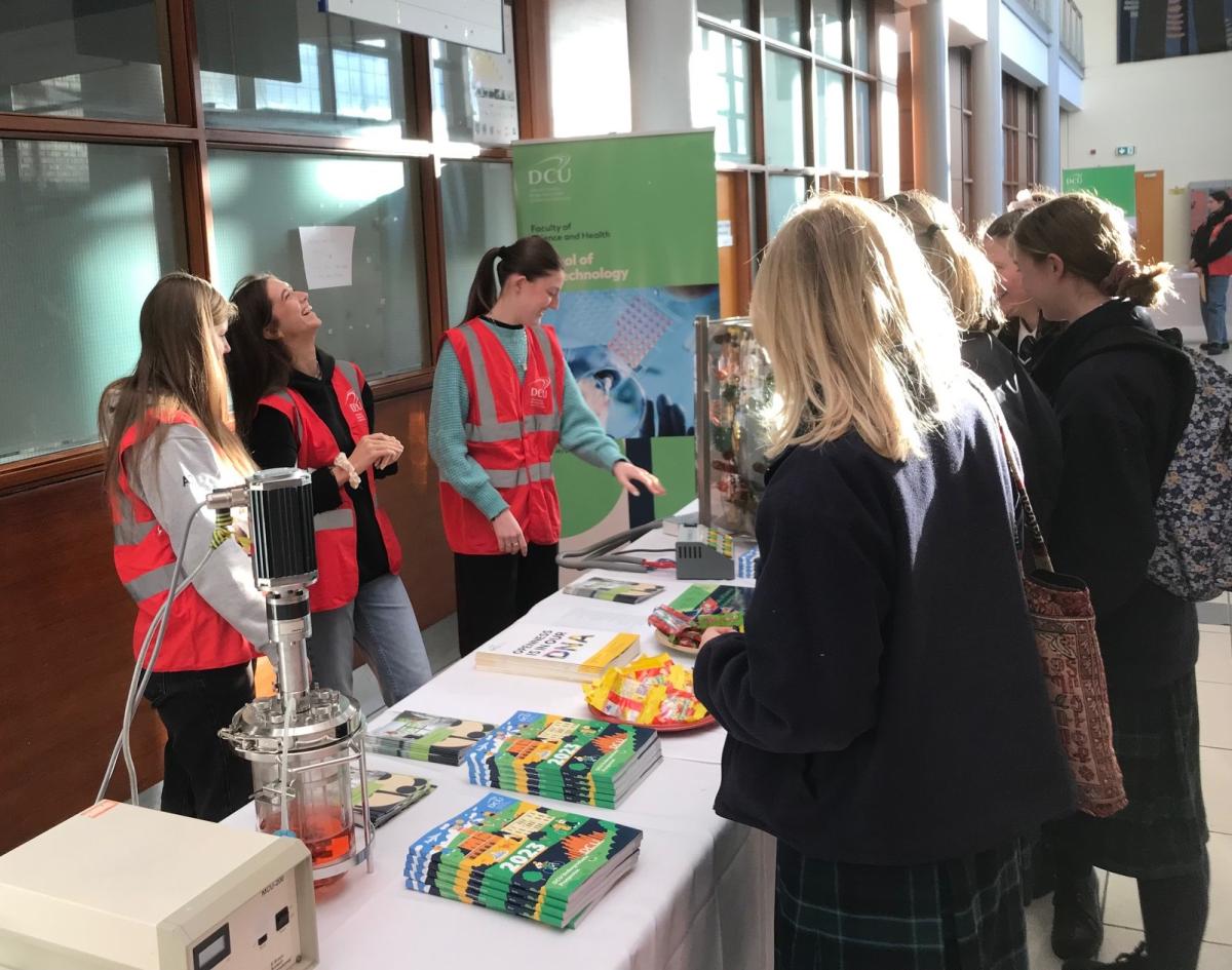 School of Biotechnology Open Day Stand