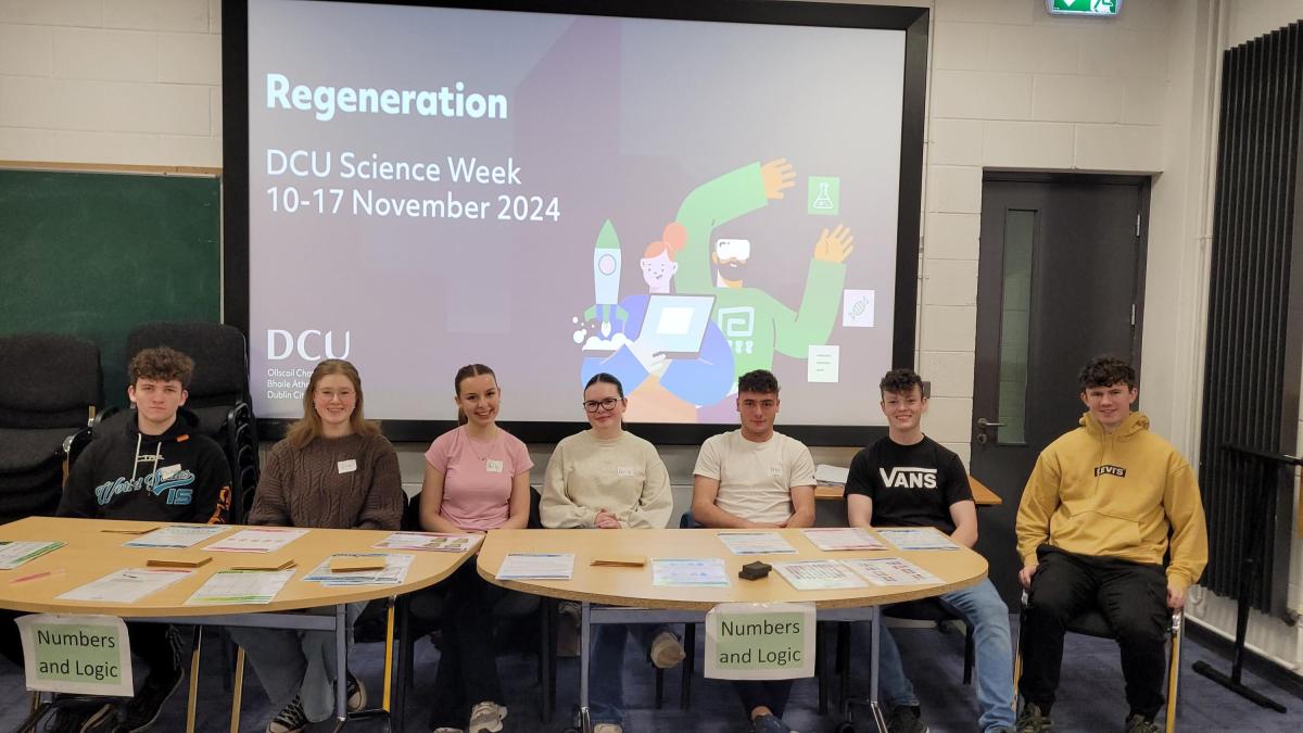 Science Week maths event tutors