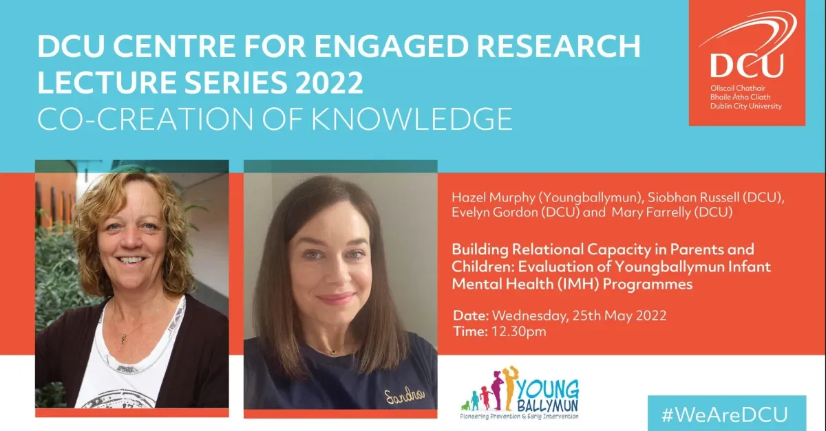 Graphic for the DCU CER event on Wednesday, 25th May