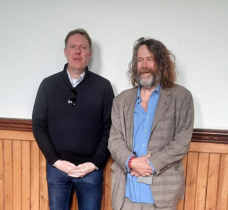 picture of Pádraig Ó Liatháin and Liam Ó Maonlaí