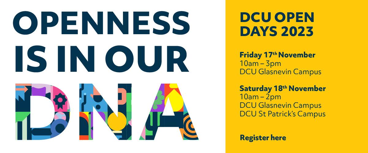 DCU November Open Day 2023