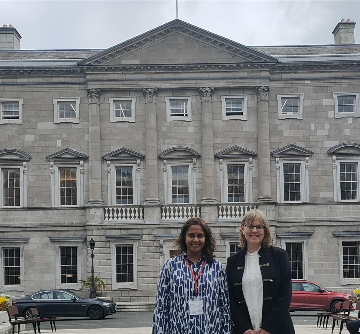 Prof Hamsa and Dr. Margaret Leahy, DCU 