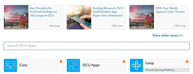 DCU Apps Image