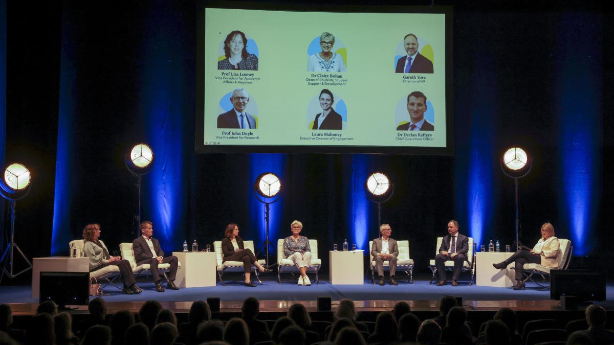 Panel discussion at the DCU Strategy launch