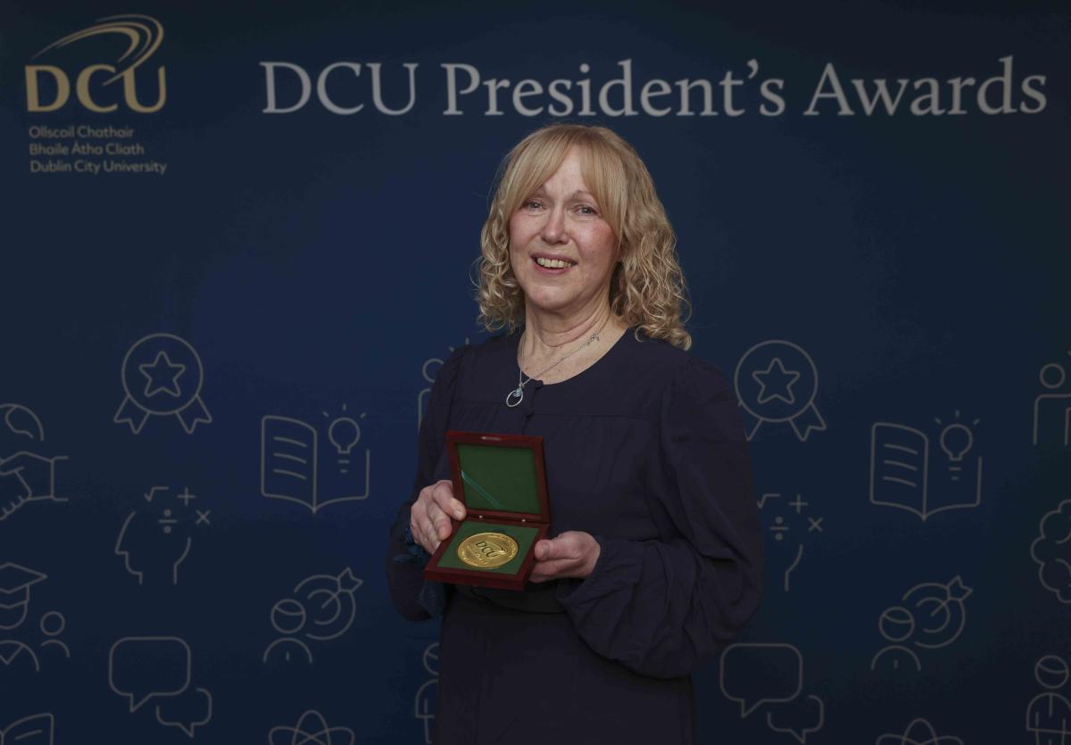 Orla Dawson with her President's Award