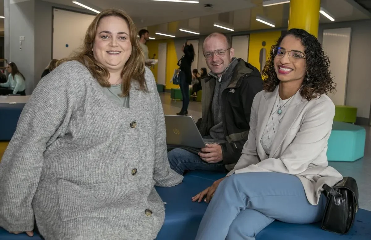 Three Mature Students Sitting Head Start