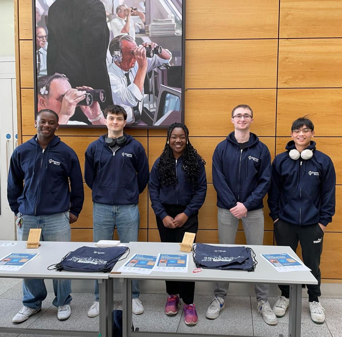 World Engineering Day students on stand