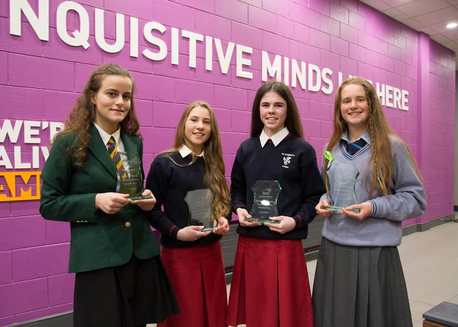 DCU Business School celebrates top Junior Cert Business achievers 