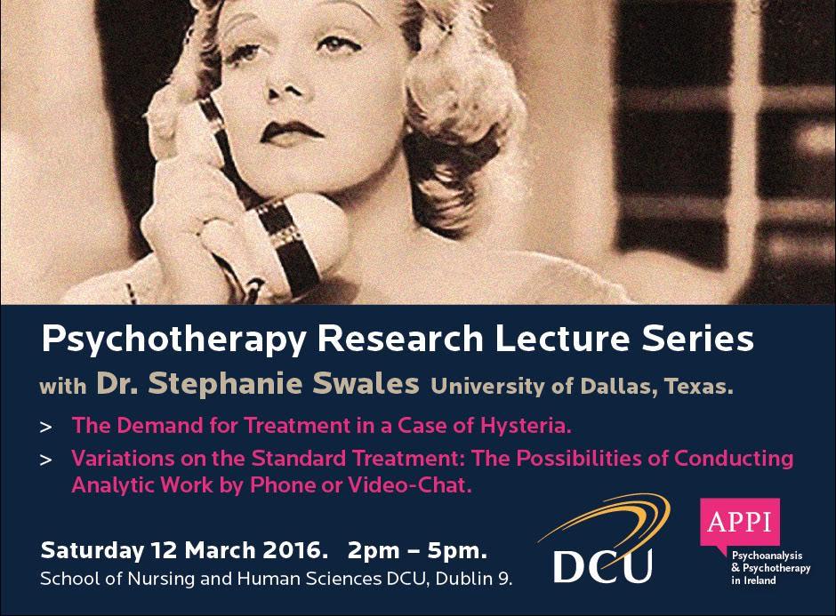 Psychotherapy Research Lecture Series 2016