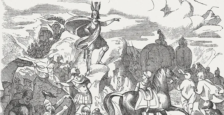 Where did Hannibal cross the Alps?