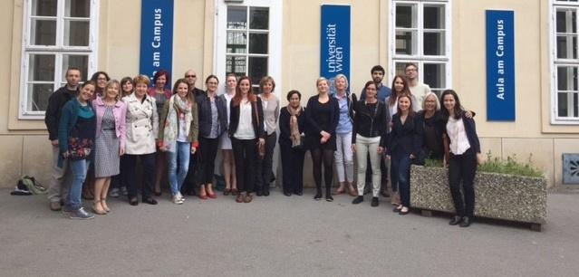 Group photo from UNIBILITY Training Week, 9-13 May, 2016 in Vienna