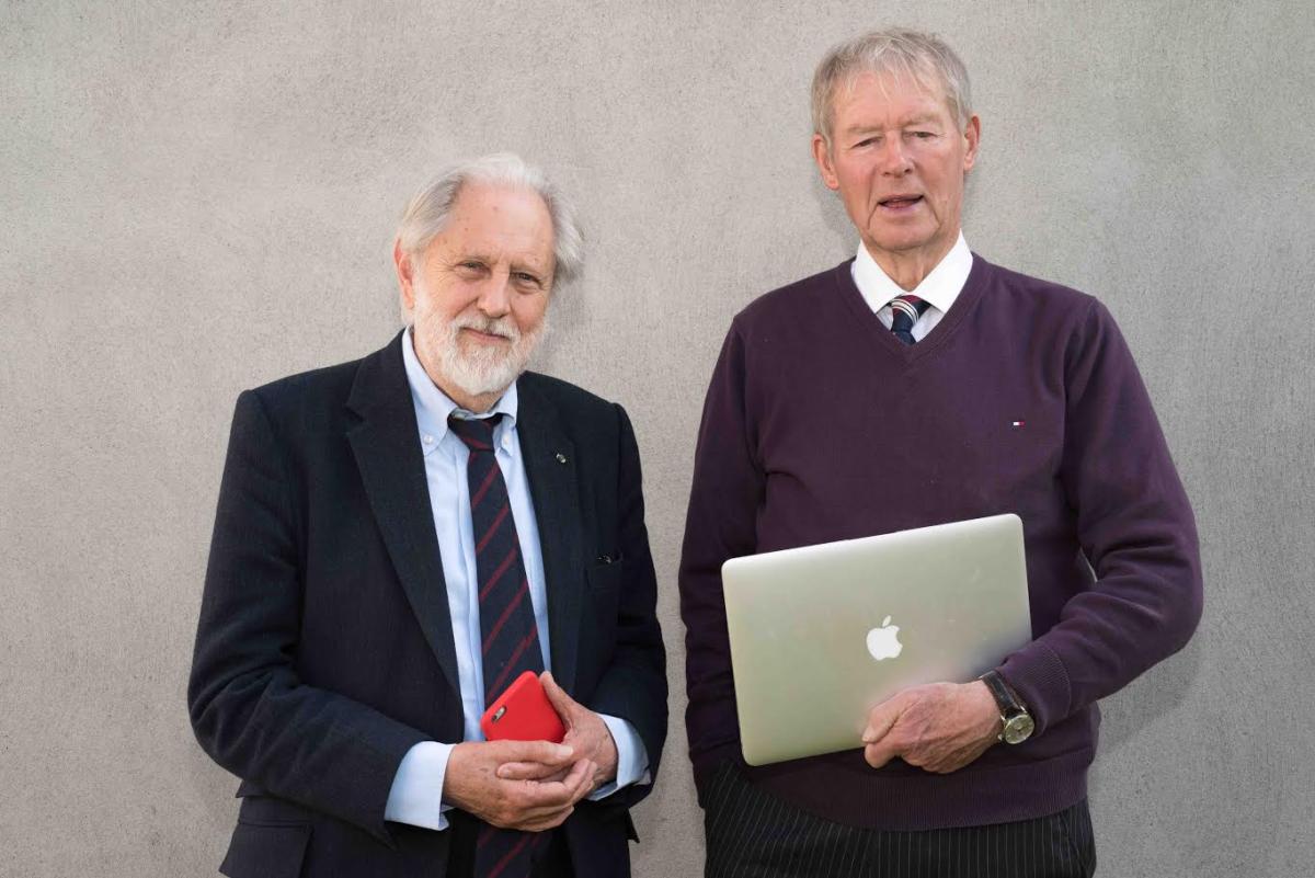 David Puttnam and Michaél Ó Muircheartaigh