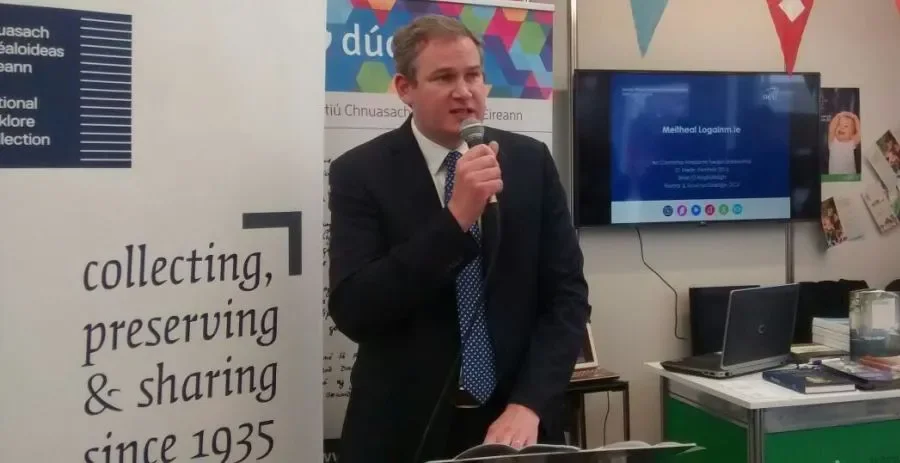 Minister of State, Seán Kyne, launches The Schools’ Collection and Meitheal Logainm.ie Offaly