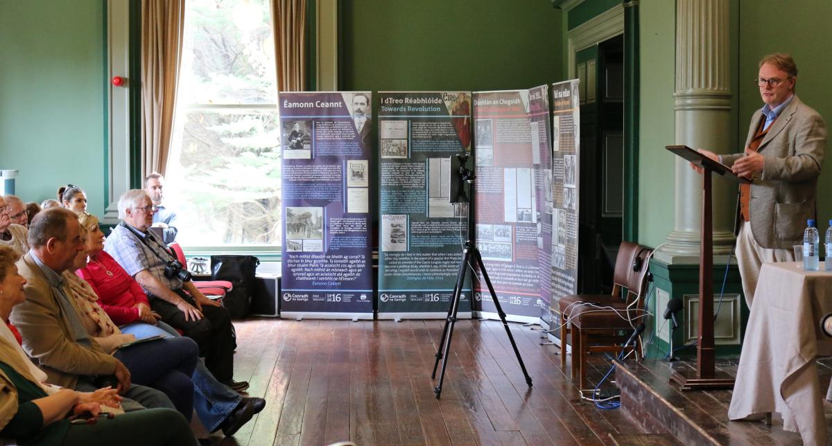 Brendan Walsh addresses Patrick Pearse seminar