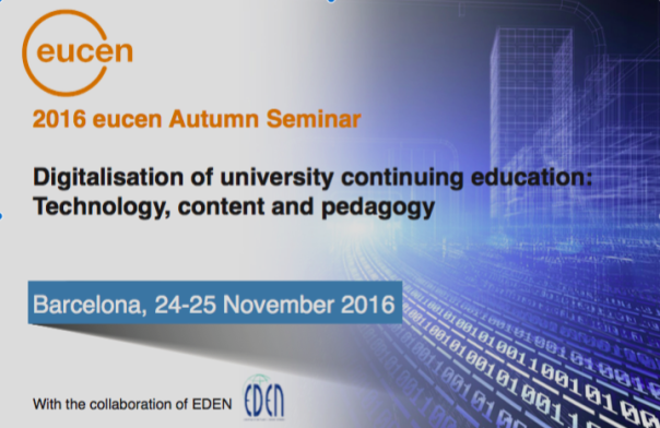2016 eucen Autumn Seminar